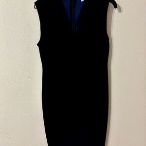 She + Sky Black Sleeveless Midi Dress